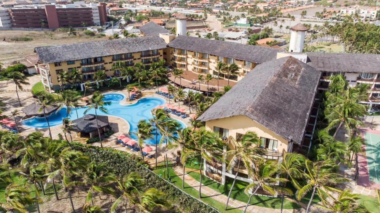 Apartamento Resort Ao Lado Do Parque Aquatico Porto Das Dunas - Pe Na Areia- Terreo アキラス エクステリア 写真